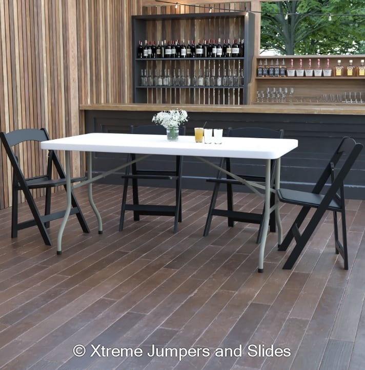 6' Rectangular Table For Rent